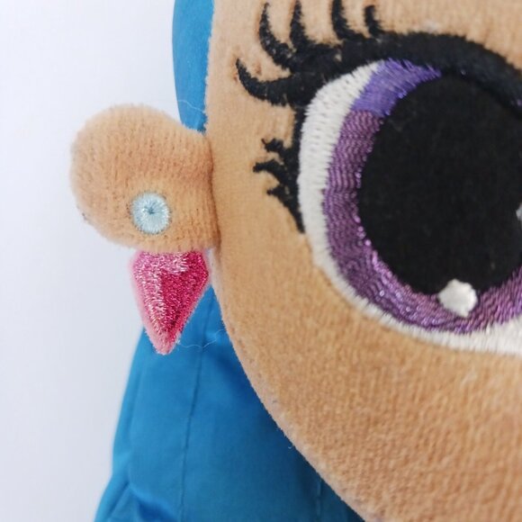 Nickelodeon Shimmer & Shine Genie Blue Hair 20" Soft Cuddle Pillow Plush Doll - Picture 9 of 9